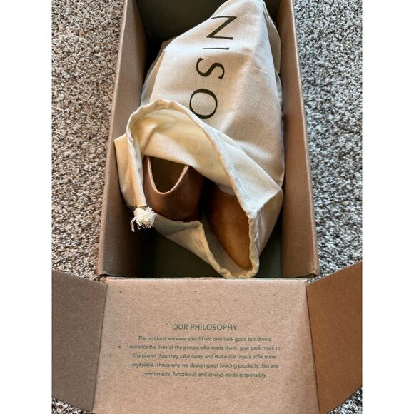 Nisolo Fiorela Go-To Mid Heel – Carmel | Women’s Size 10 | New | Imperfections - Picture 12 of 13